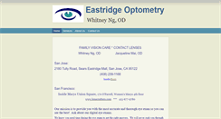 Desktop Screenshot of eastridgeoptometry.com