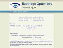Tablet Screenshot of eastridgeoptometry.com